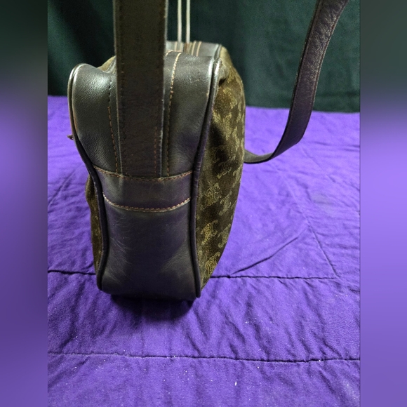 EUC AUTHENTIC VINTAGE CELINE BROWN SUEDE LEATHER SHOULDER BAG - Picture 4 of 9
